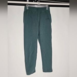 L.L. Bean Teal Green Men's Fleece Joggers